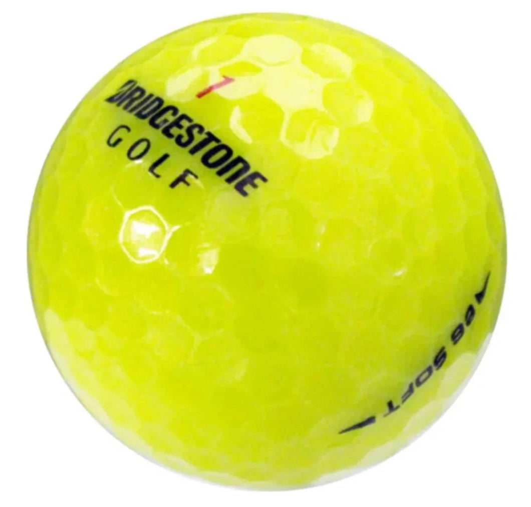 BRIDGESTONE E6 SOFT YELLOW GOLF BALL 