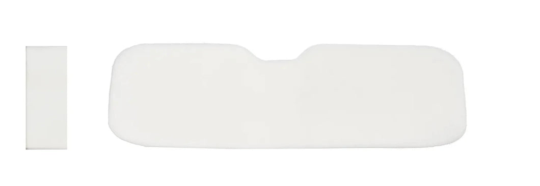 EZ GO TXT FOAM BACKREST WHITE NO DIMENSIONS 