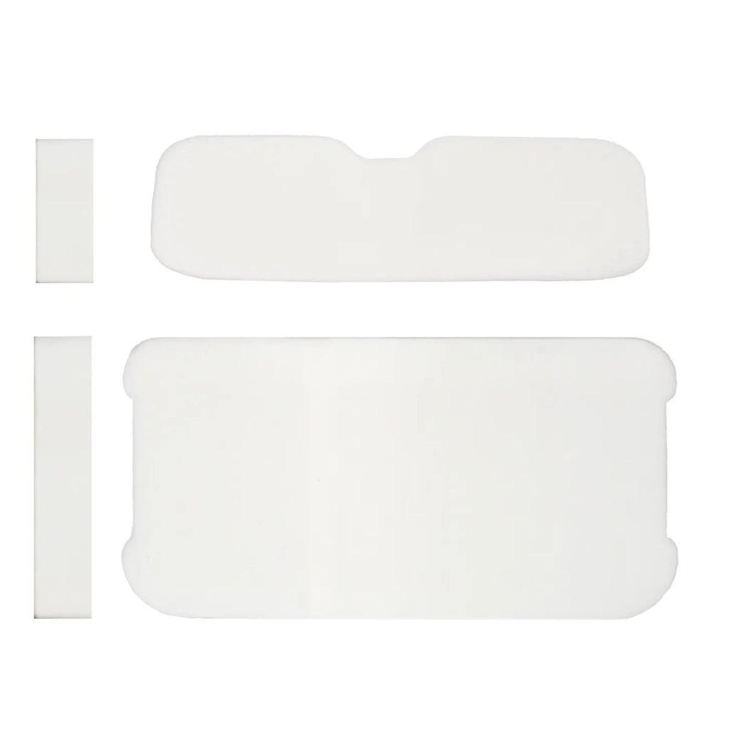 EZ GO TXT FOAM BACKREST AND BOTTOM SET WHITE 