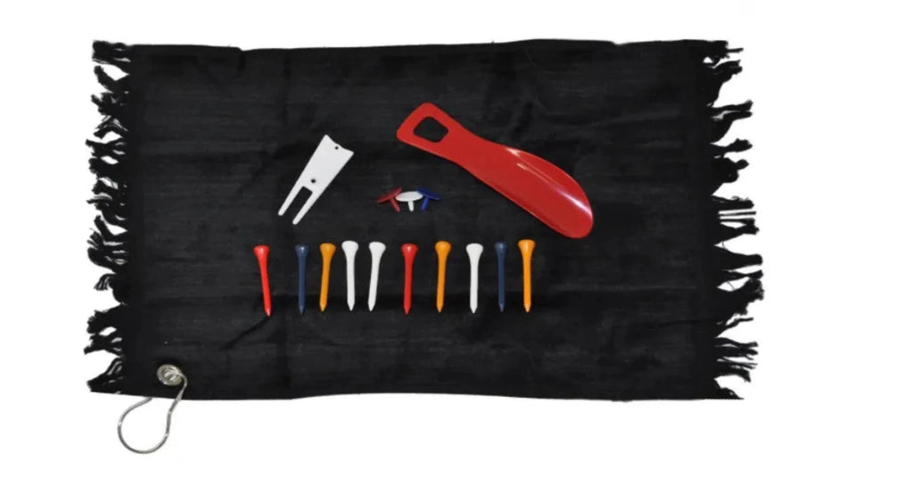 GOLFER'S ACCESSORY KIT WITH TOWEL – GolfBallDivers.com