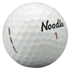 TAYLORMADE NOODLE LONG & SOFT WHITE GOLF BALL
