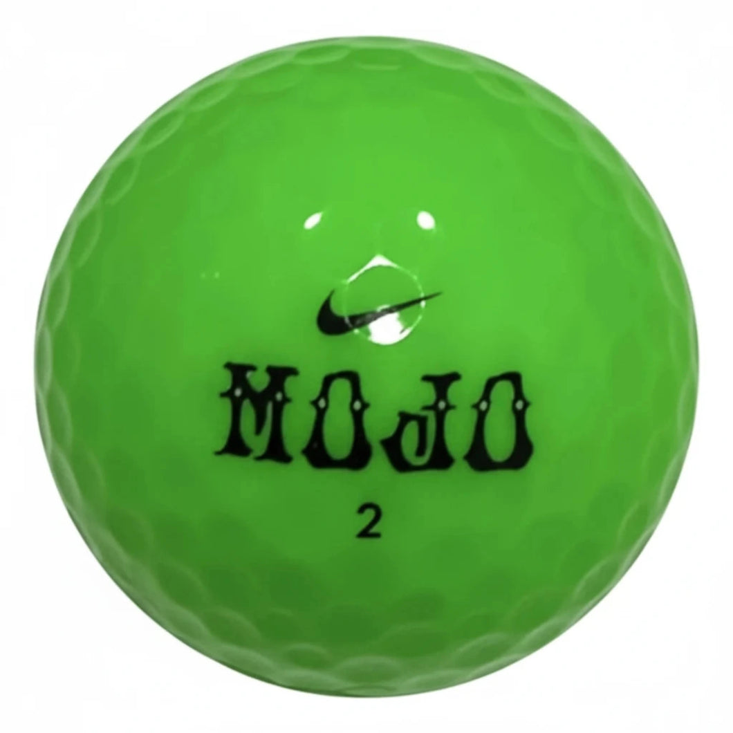 NIKE MOJO COLOR MIX GREEN GOLF BALL 