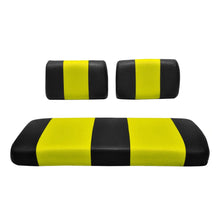 CLUB CAR DS PRE 2000 SEAT COVER BLACK YELLOW