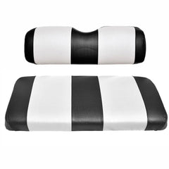 CLUB CAR PRECEDENT SEAT COVER BLACK WHITE