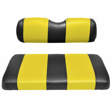 CLUB CAR PRECEDENT SEAT COVER BLACK YELLOW