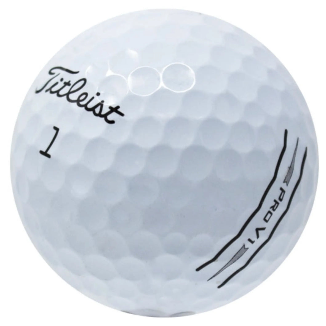 TITLEIST PRO V1 2020 ENHANCED ALIGNMENT WHITE GOLF BALL 