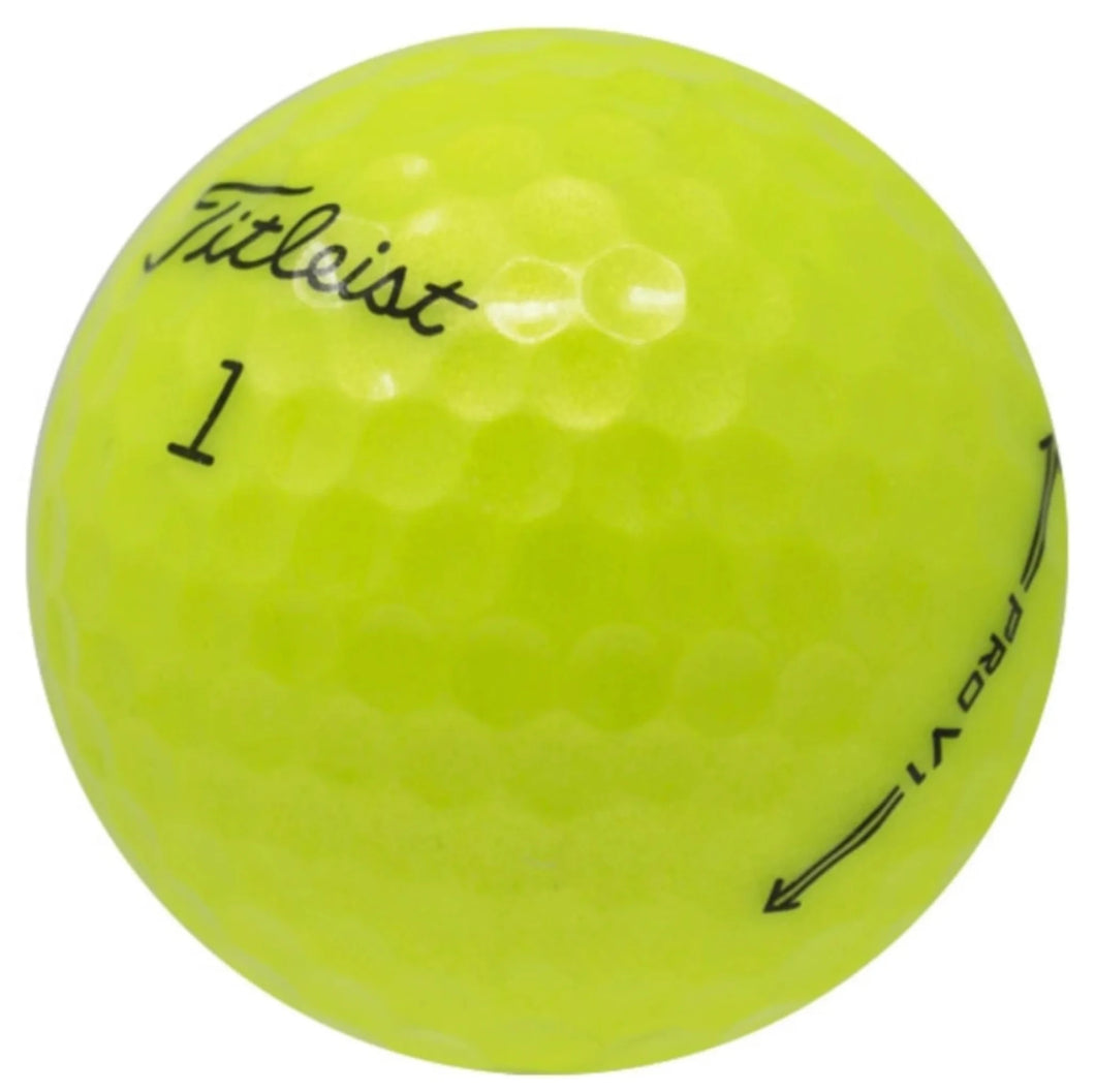 TITLEIST PRO V1 2021 YELLOW GOLF BALL
