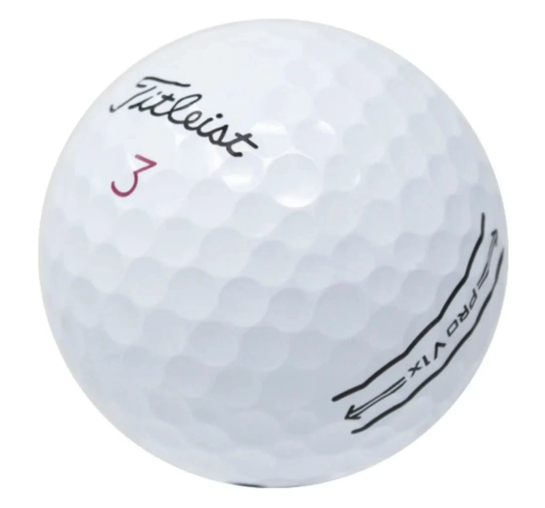 TITLEIST PRO V1X 2021 ENHANCED ALIGNMENT WHITE GOLF BALL