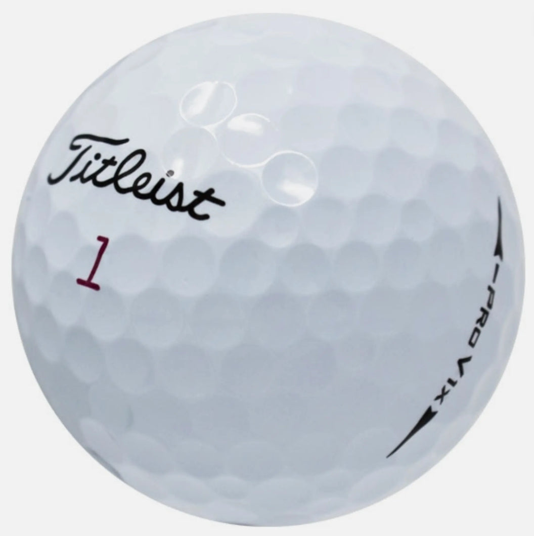 TITLEIST PRO V1X LEFT DASH WHITE GOLF BALL 