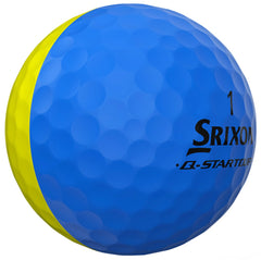 SRIXON Q-STAR TOUR DIVIDE MATTE YELLOW/BLUE GOLF BALL