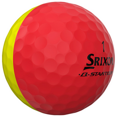 SRIXON Q-STAR TOUR DIVIDE MATTE YELLOW/RED