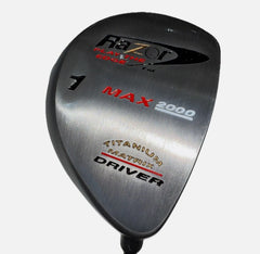 RAZOR GOLF CLUB 1 MAX 2000 TITANIUM MATRIX DRIVER RIGHT HAND AND ACCESSORY PACK