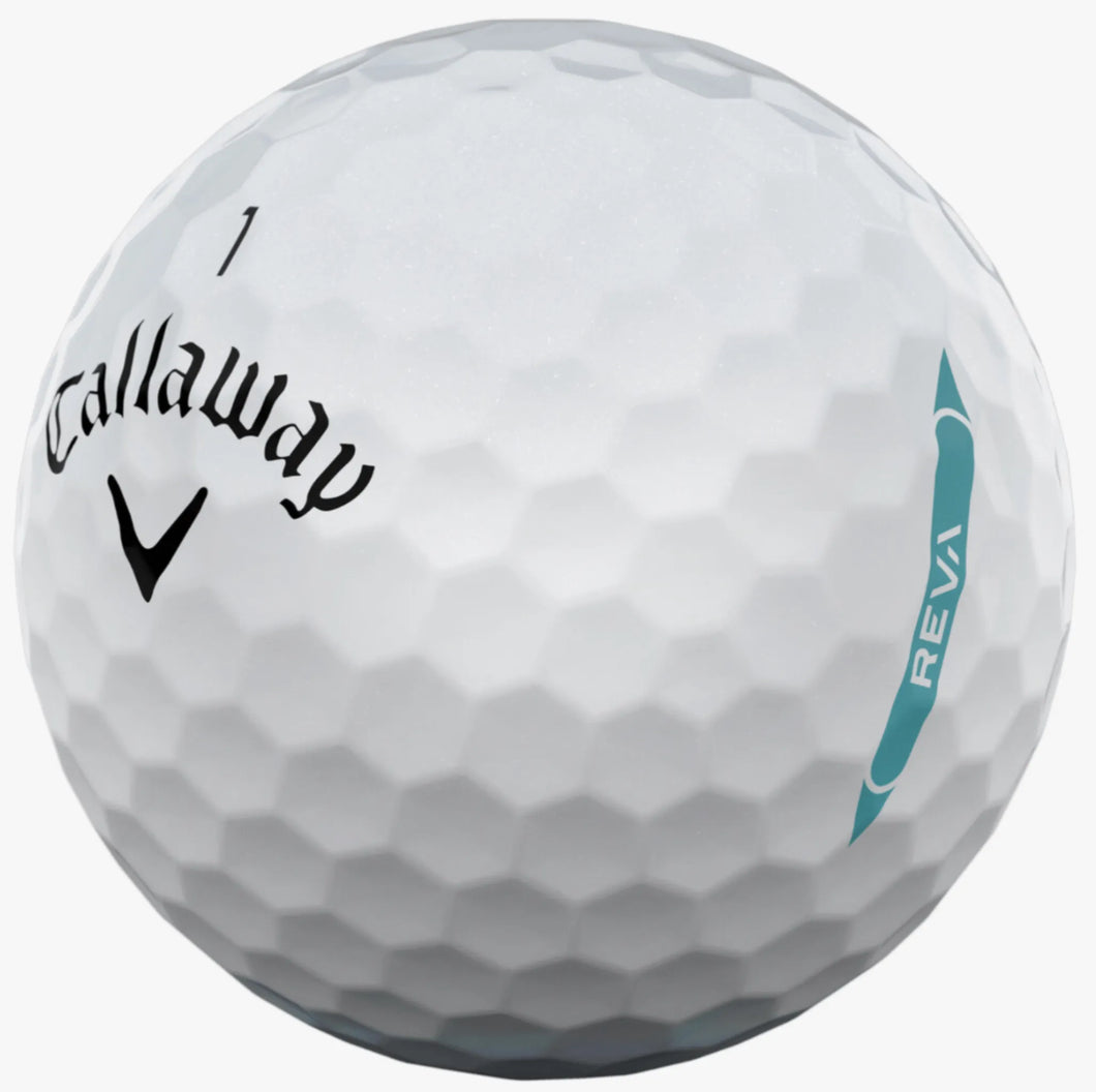 CALLAWAY REVA WHITE GOLF BALL 