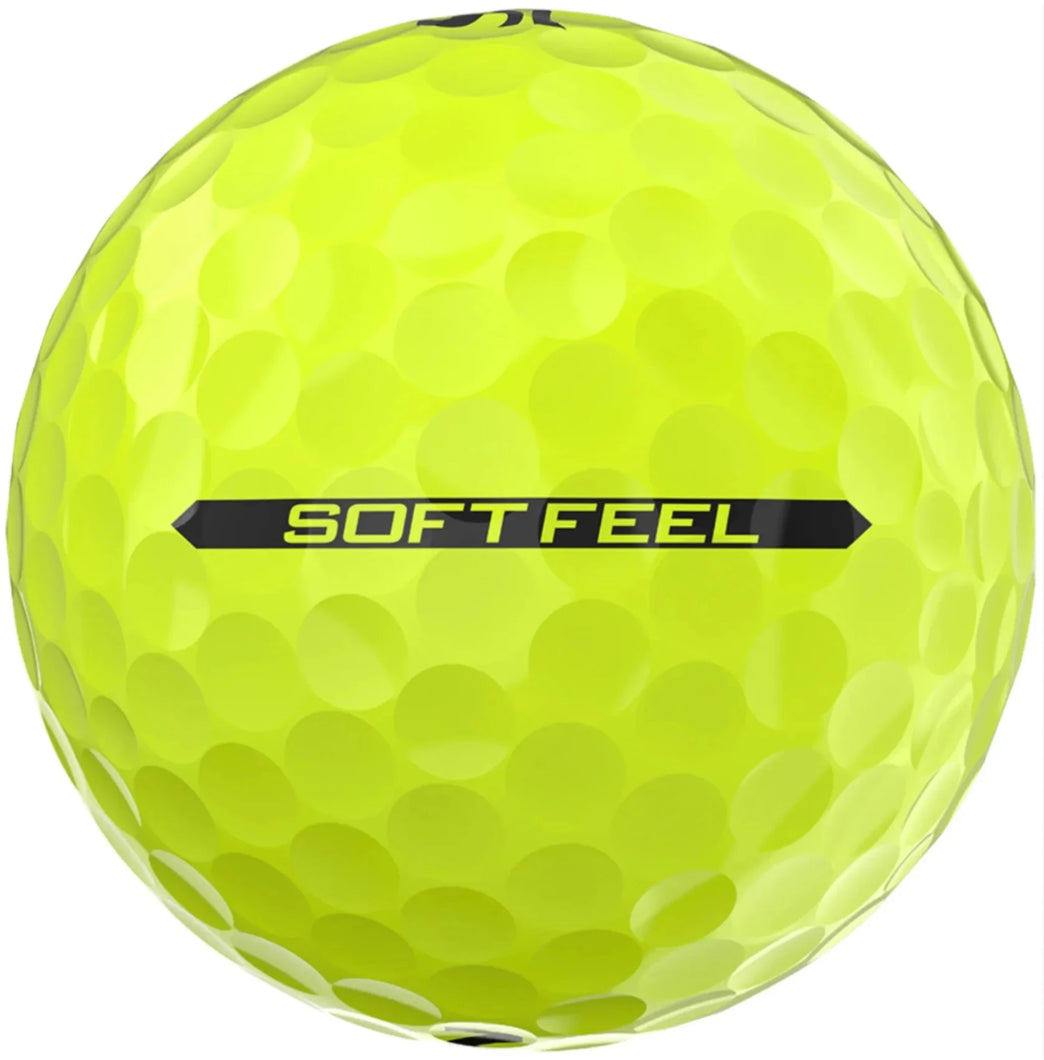 SRIXON SOFTFEEL YELLOW GOLF BALL 