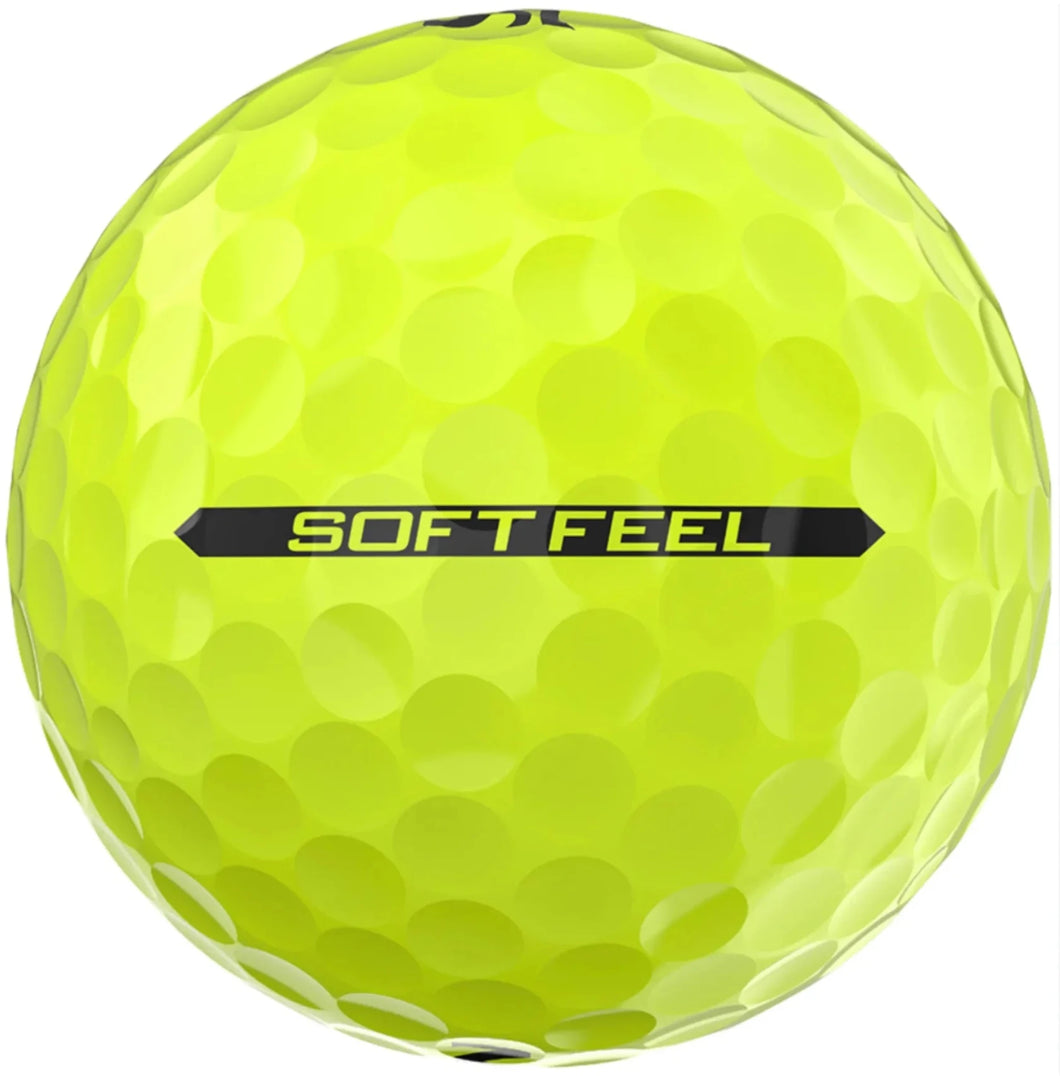 SRIXON SOFTFEEL YELLOW GOLF BALL