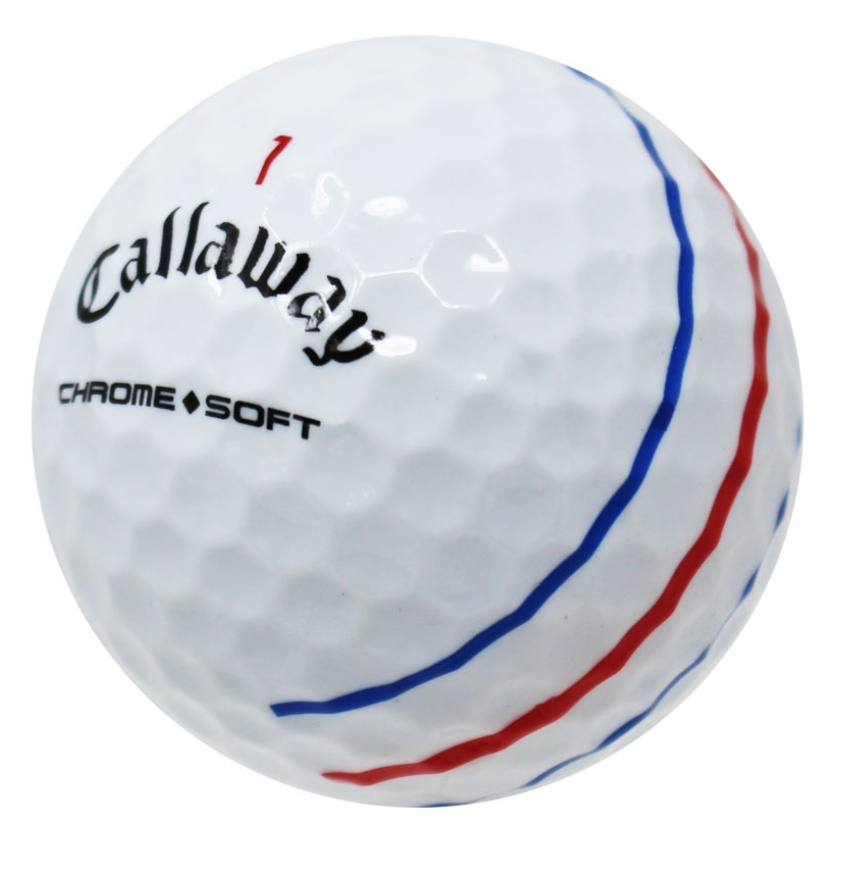 CALLAWAY CHROME SOFT TRIPLE TRACK WHITE 