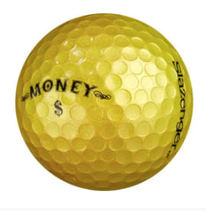SLAZENGER MONEY GOLD GOLF BALL