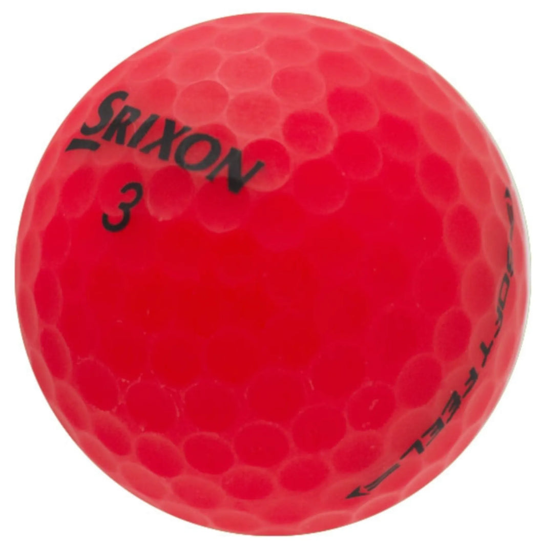 SRIXON SOFTFEEL MATTE RED GOLF BALL