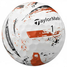 TAYLORMADE SPEEDSOFT INK MIX ORANGE GOLF BALL