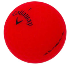 CALLAWAY SUPERHOT MATTE RED GOLF BALL