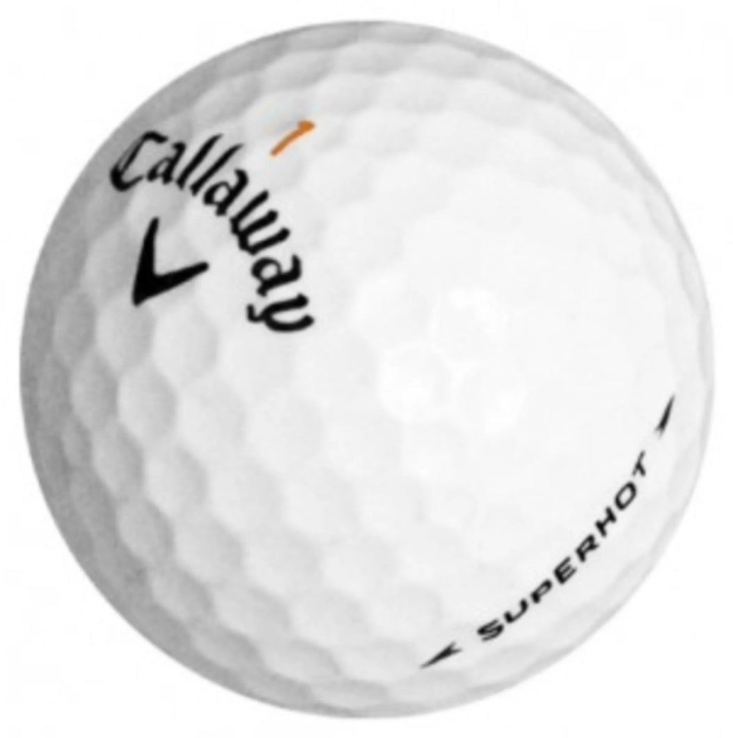 CALLAWAY SUPERHOT WHITE GOLF BALL 