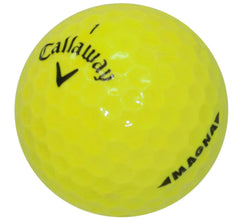CALLAWAY SUPERSOFT MAGNA YELLOW GOLF BALL