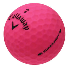 CALLAWAY SUPERSOFT MATTE PINK GOFL BALL