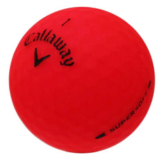 CALLAWAY SUPERSOFT MATTE RED GOLF BALL