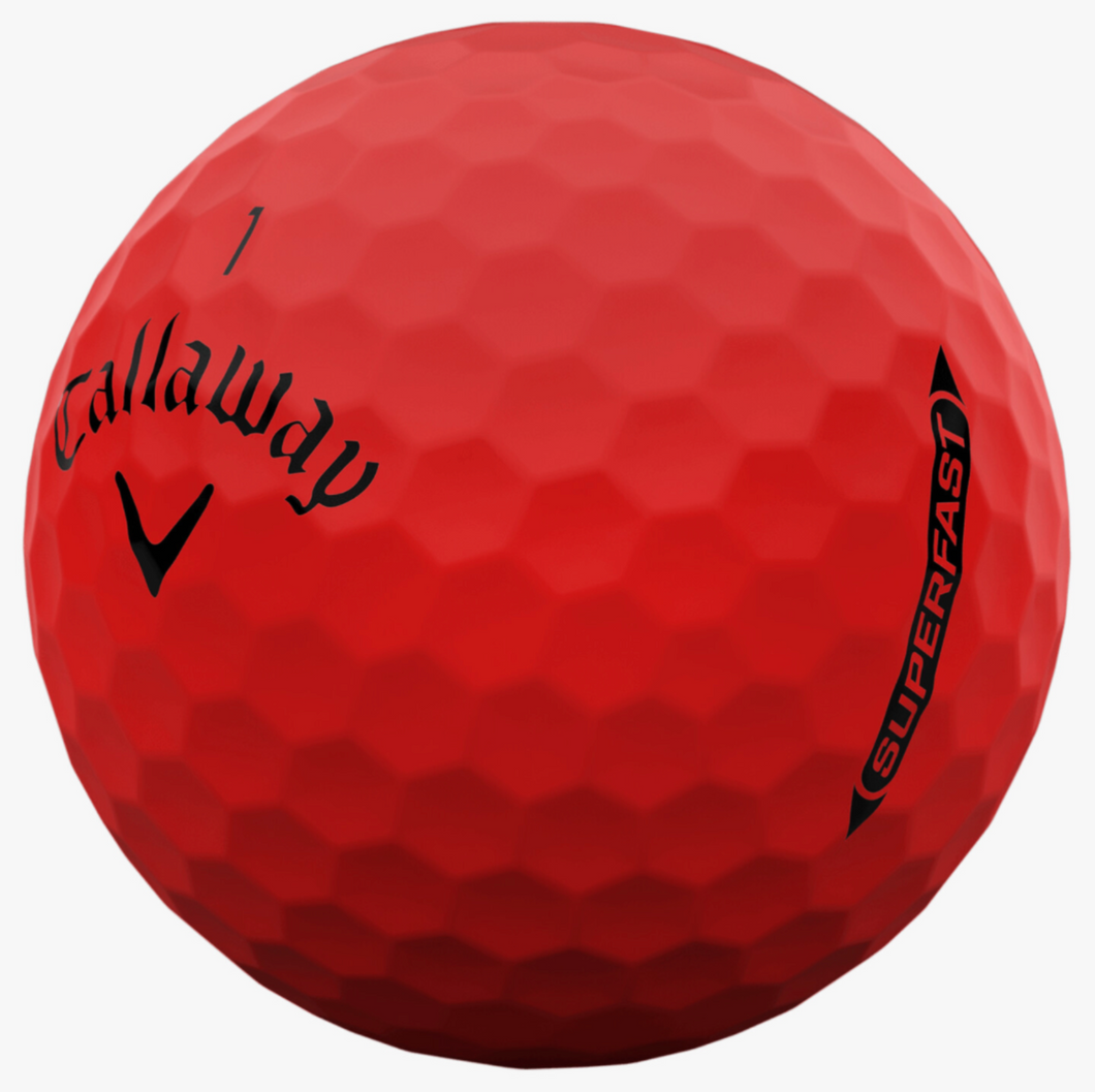 CALLAWAY SUPERFAST MATTE RED 