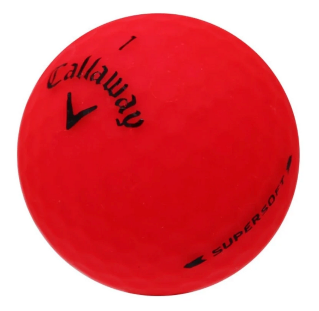 CALLAWAY SUPERSOFT MATTE RED 