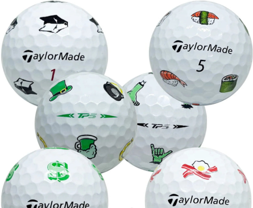 TAYLORMADE TP5 PIX MIX GOLF BALL 
