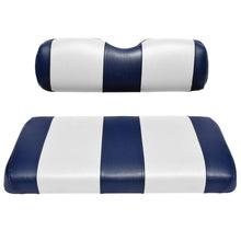 EZGO TXT SEAT COVER WHITE BLUE