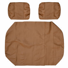 Seat Cover Replacement For EZGO Marathon Golf Cart - Front or Rear Bench Seat - Premium Marine Vinyl - 5 Panel Stitching - Staple On Installation - Two-Tone Golf Cart Seat Covers