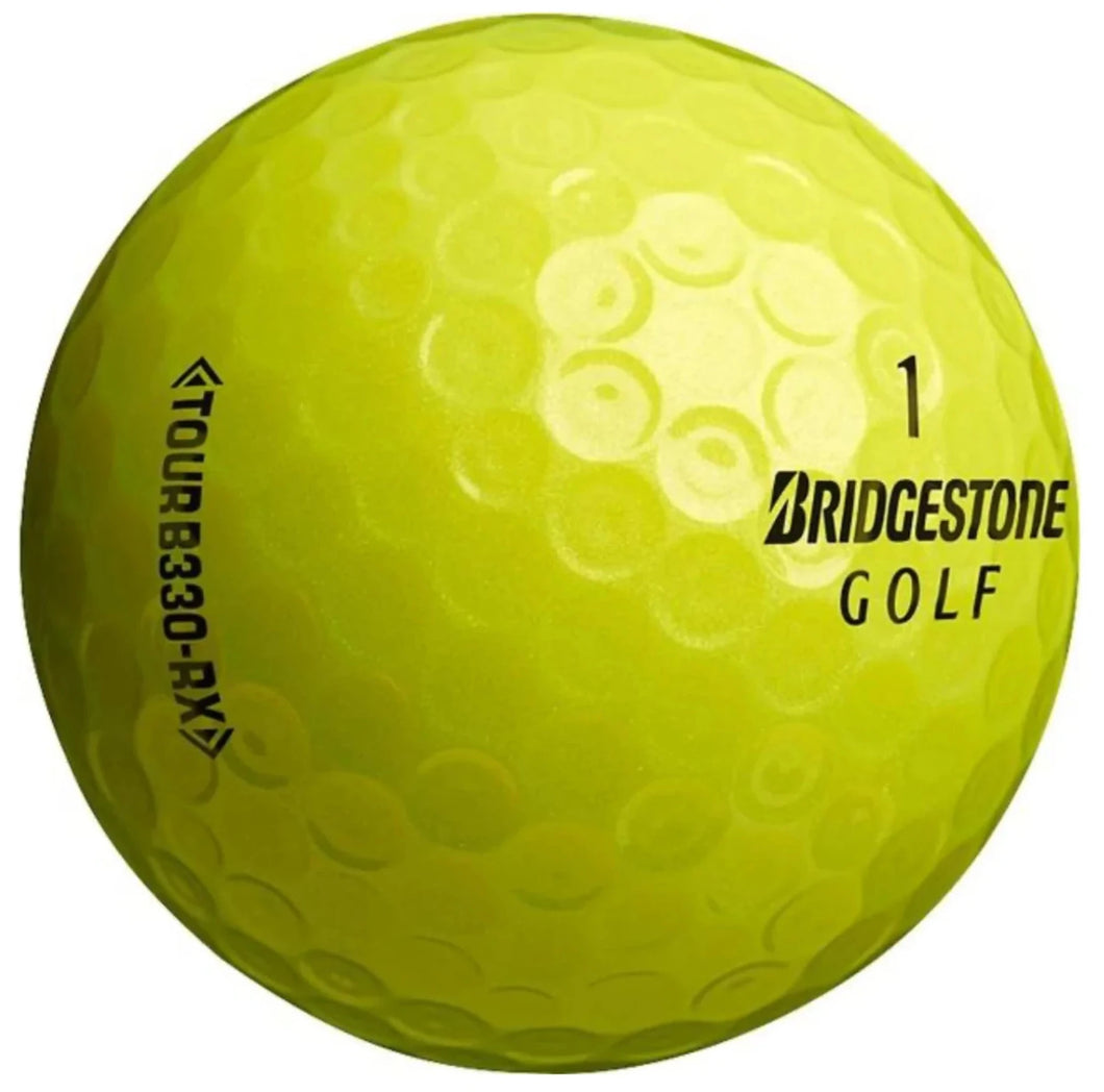 BRIDGESTONE TOUR B330-RX YELLOW GOLF BALL