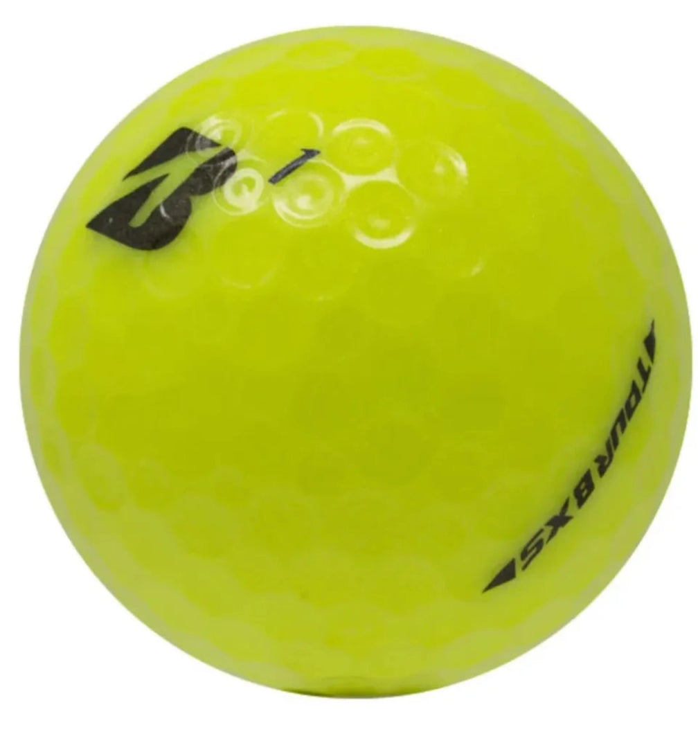 BRIDGESTONE TOUR B XS YELLOW GOLF BALL 