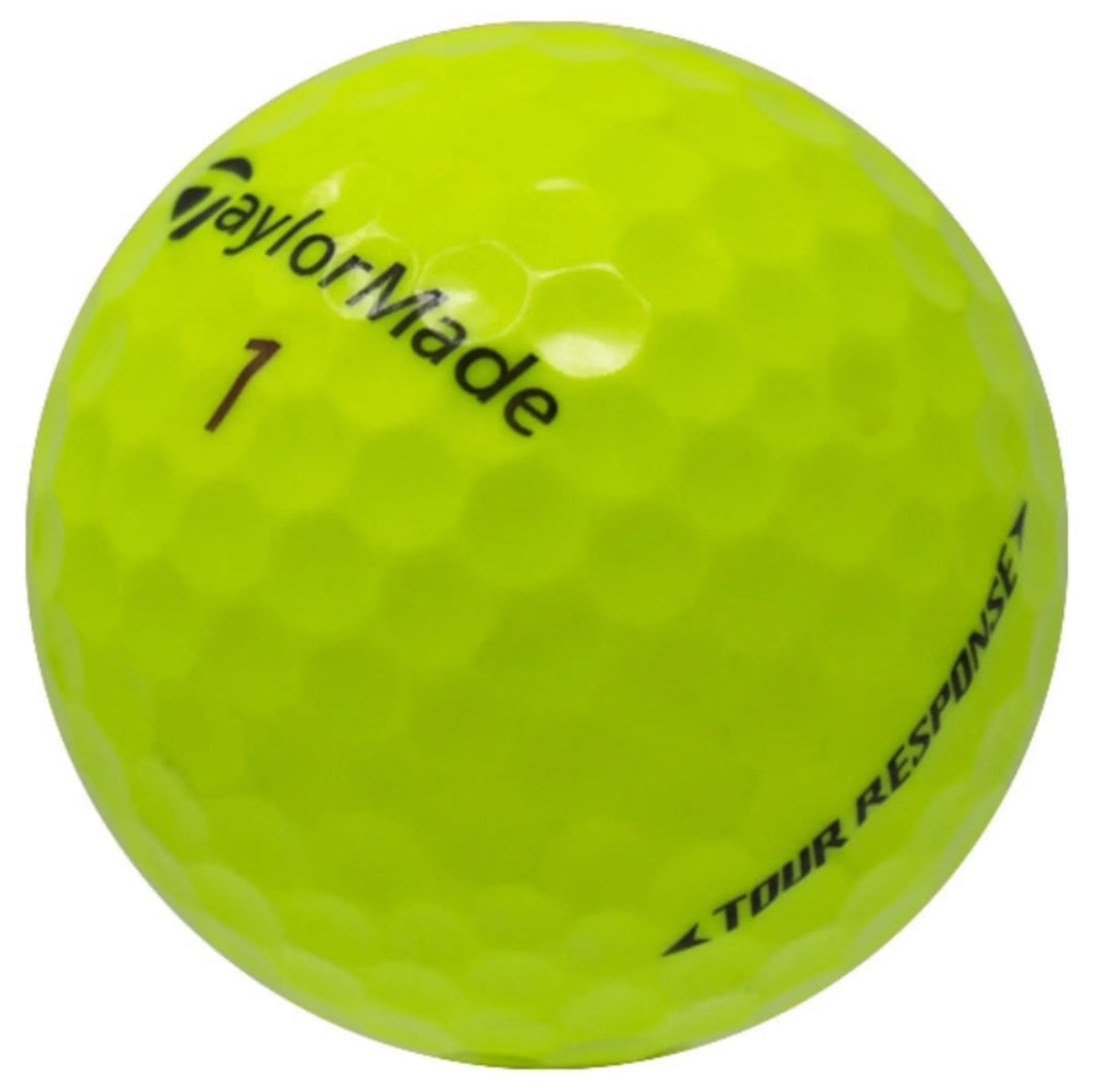 TAYLORMADE TOUR RESPONSE YELLOW GOLF BALL 