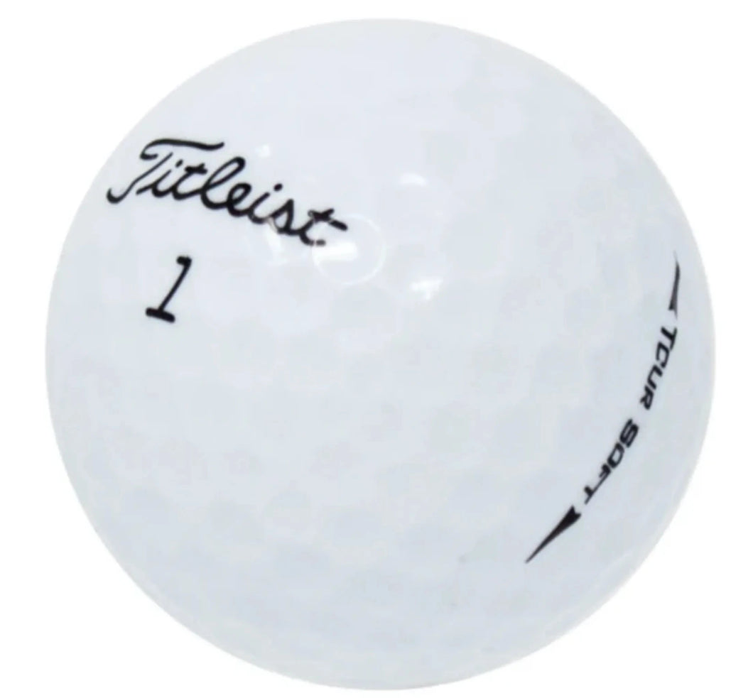 TITLEIST TOUR SOFT WHITE GOLF BALL