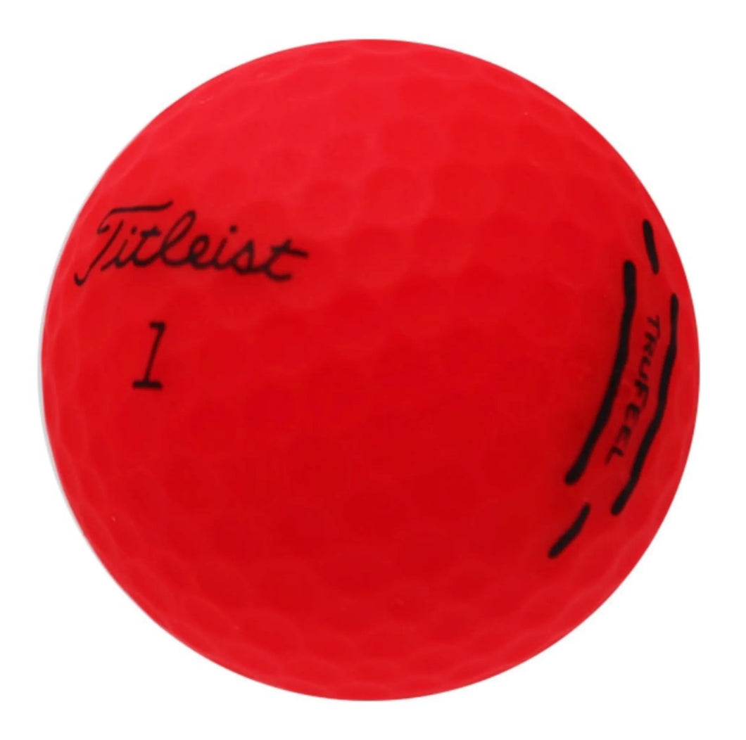 TITLEIST TRUFEEL MATTE RED 