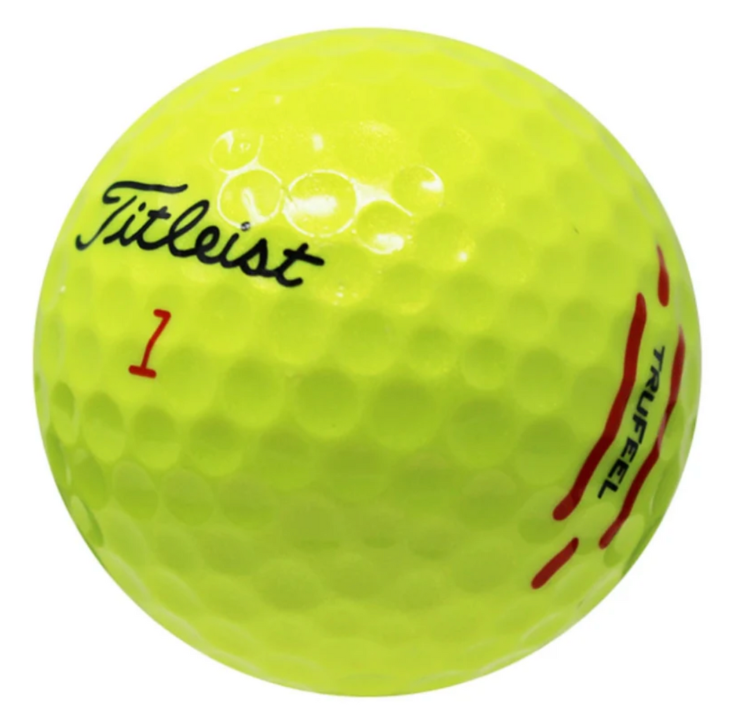 TITLEIST TRUFEEL YELLOW 