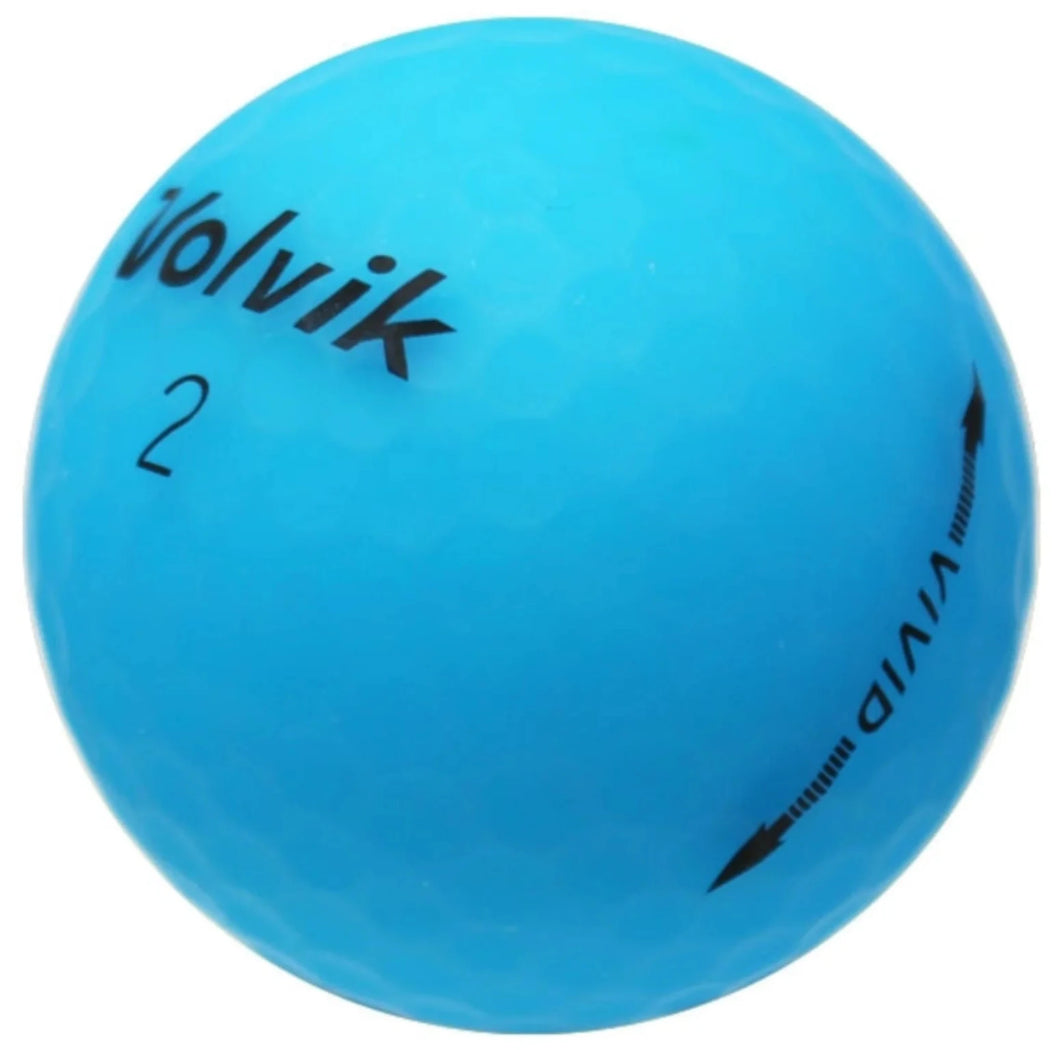 VOLVIK VIVID MATTE BLUE GOLF BALL