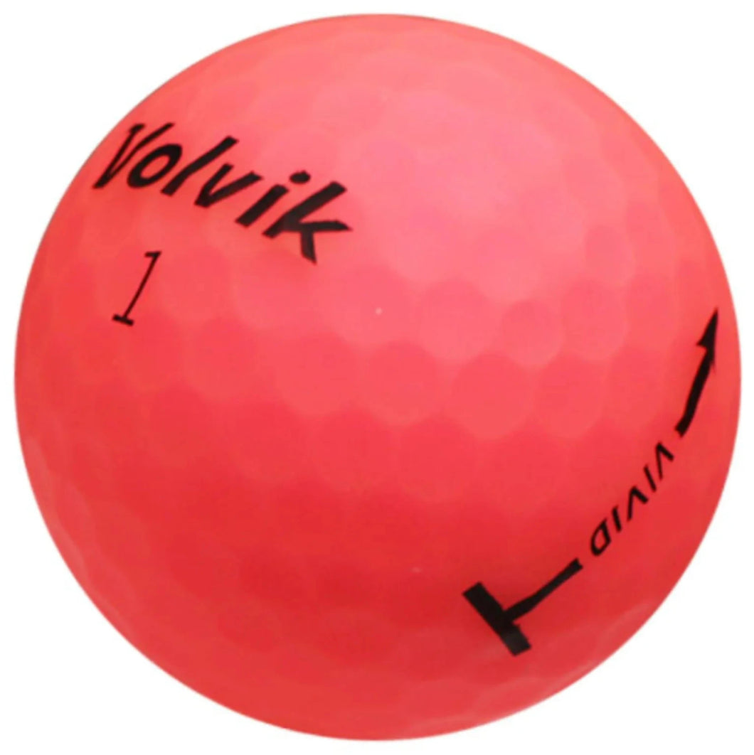 VOLVIK VIVID MATTE PINK GOLF BALL
