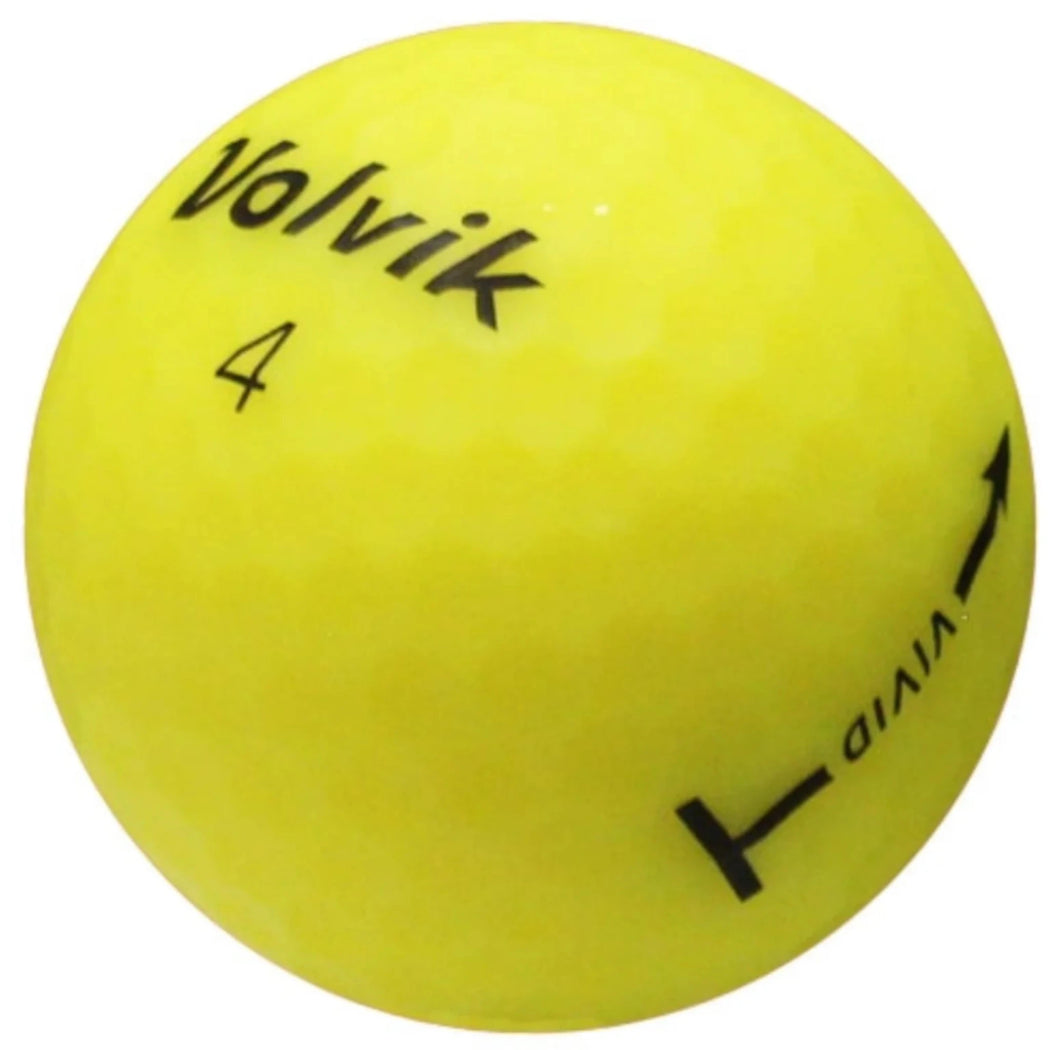 VOLVIK VIVID MATTE YELLOW GOLF BALL