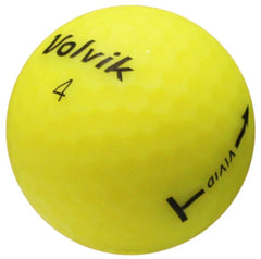 VOLVIK VIVID MATTE YELLOW GOLF BALL