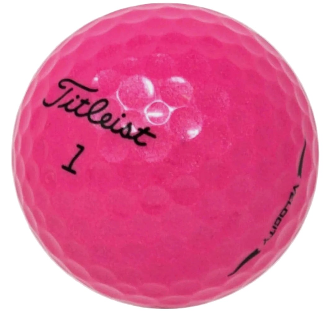 TITLEIST VELOCITY PINK GOLF BALL