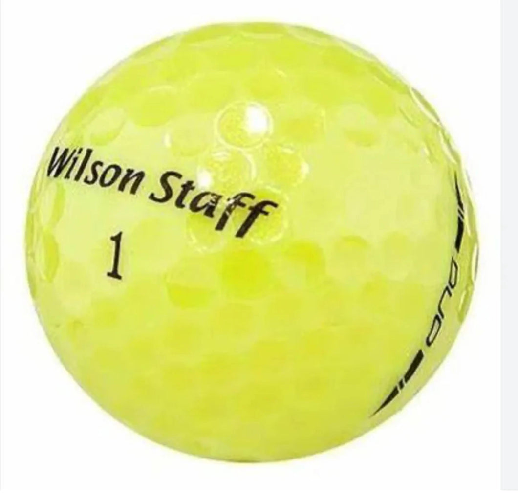 WILSON DUO YELLOW MIX GOLF BALL