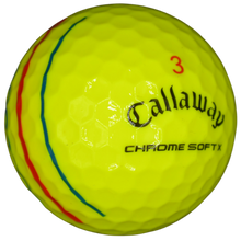 CALLAWAY CHROME SOFT X TRIPLE TRACK YELLOW