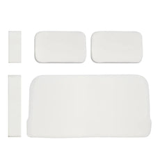 EZ GO MARATHON FOAM BOTTOM AND BACKREST WHITE WITH NO DIMENSIONS 