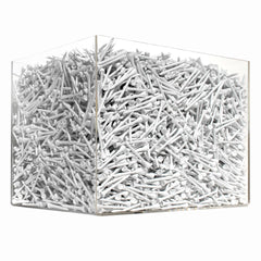 10,000 box of 2 3/4" Wood Tees-White