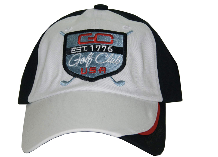 Intech Cap America Golf Hat (White/Black)