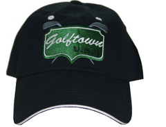 Intech Cap America Golf Town Adjustable Hat, Black